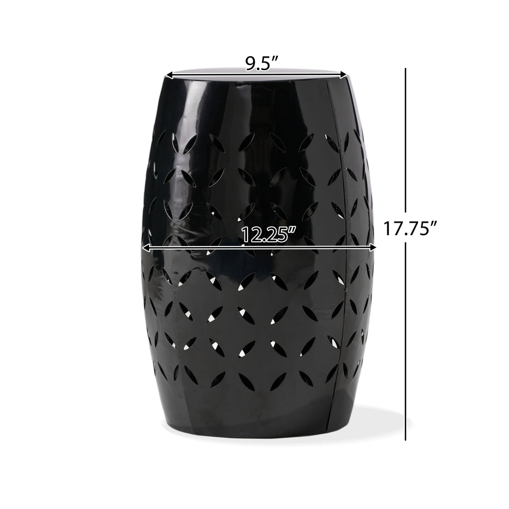 Lilac Outdoor Metal Cutout Accent Table