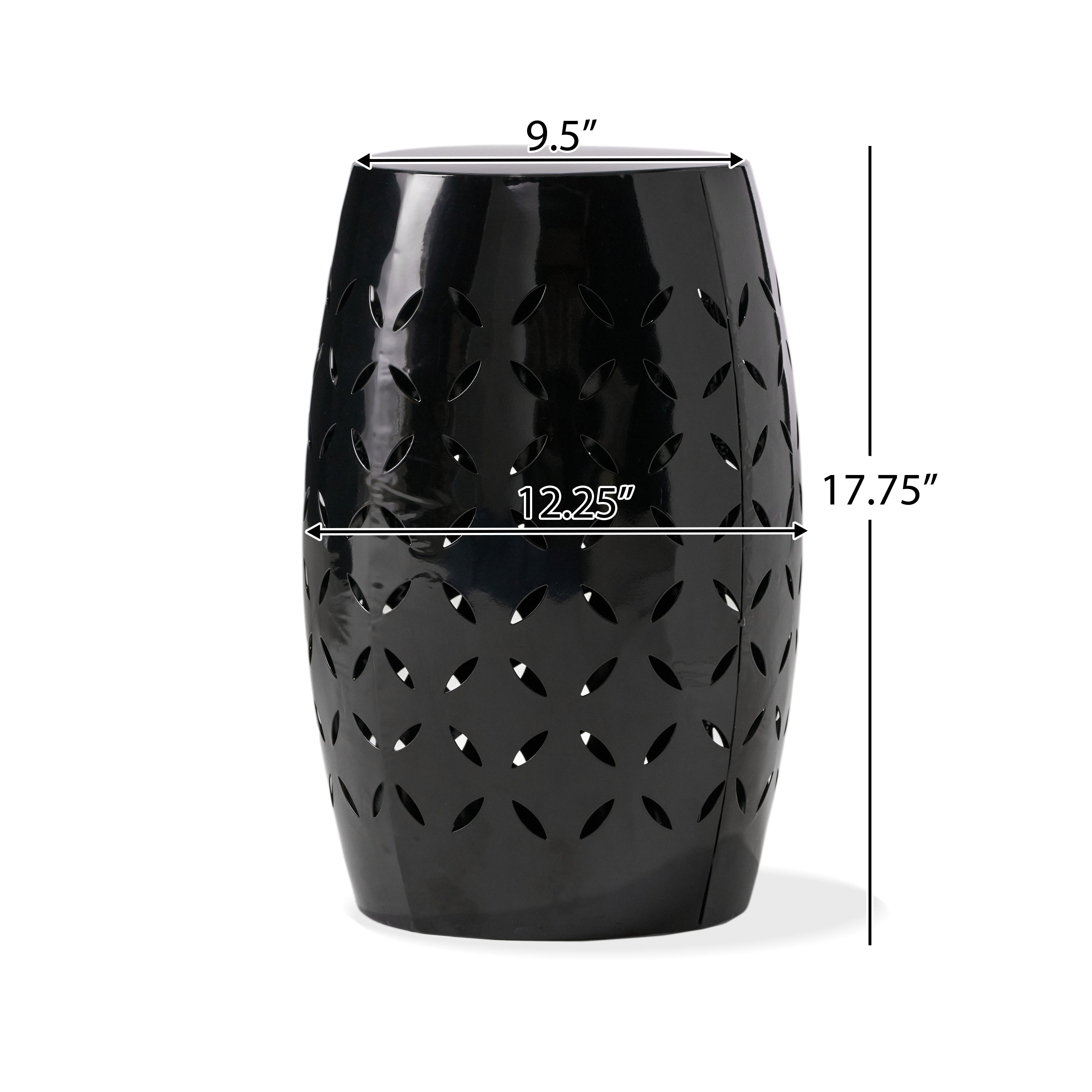 Lilac Outdoor Metal Cutout Accent Table