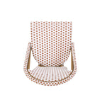 PE Rattan and Aluminum Bistro Chair with Arched Back, Set of 2