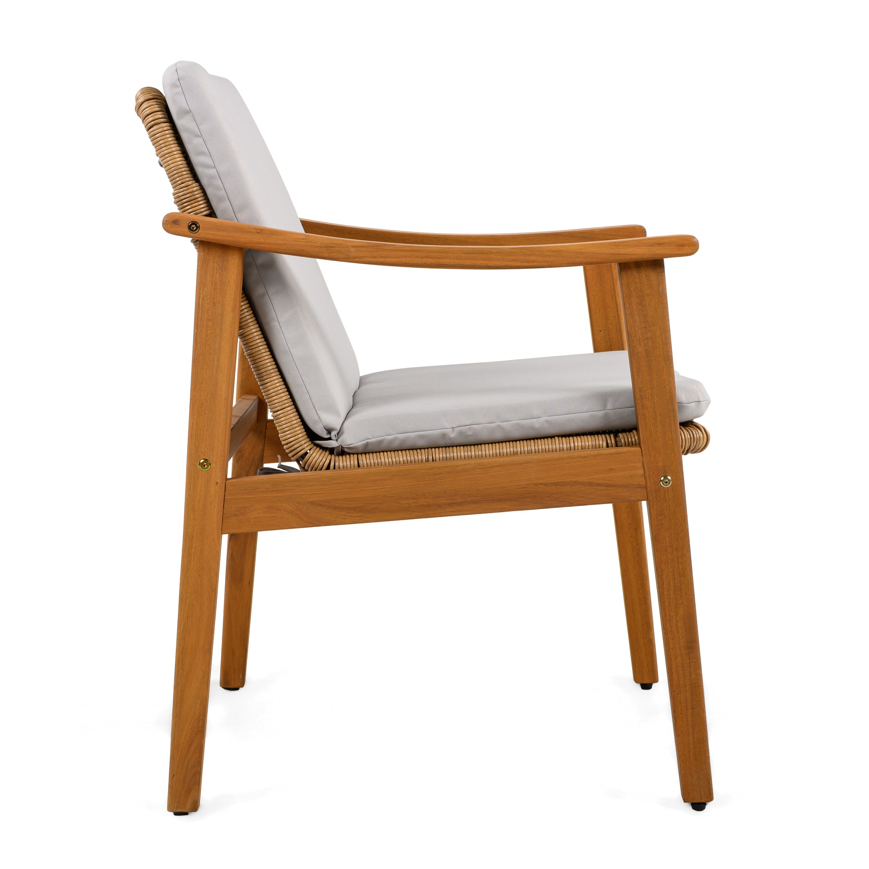Avenue Acacia Wood Outdoor Dining Chairs, Set of 2
