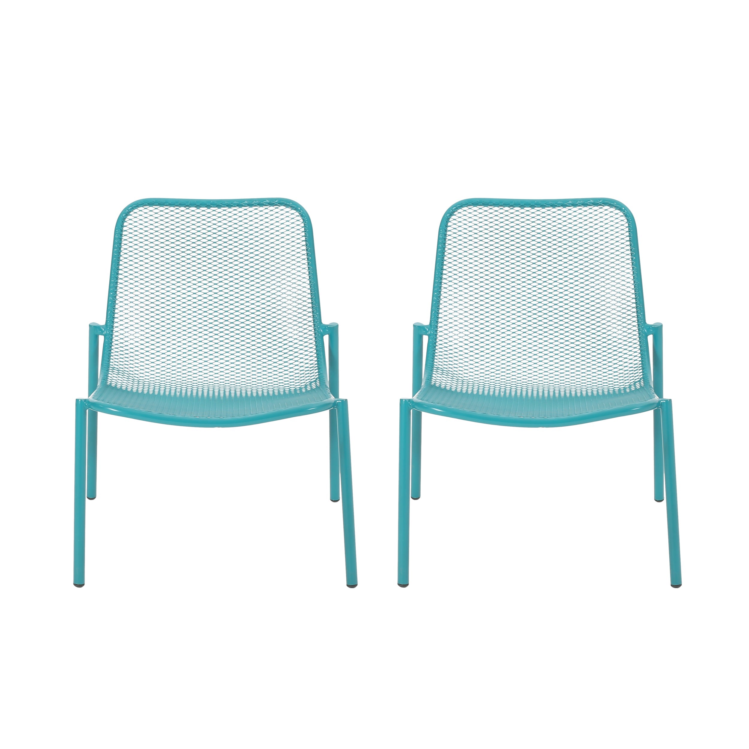 Kincaid Stackable Iron Chairs, Set of 2