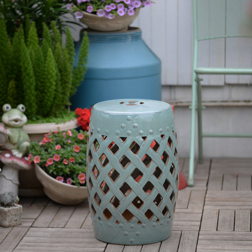 Outsunny Ceramic Garden Stool