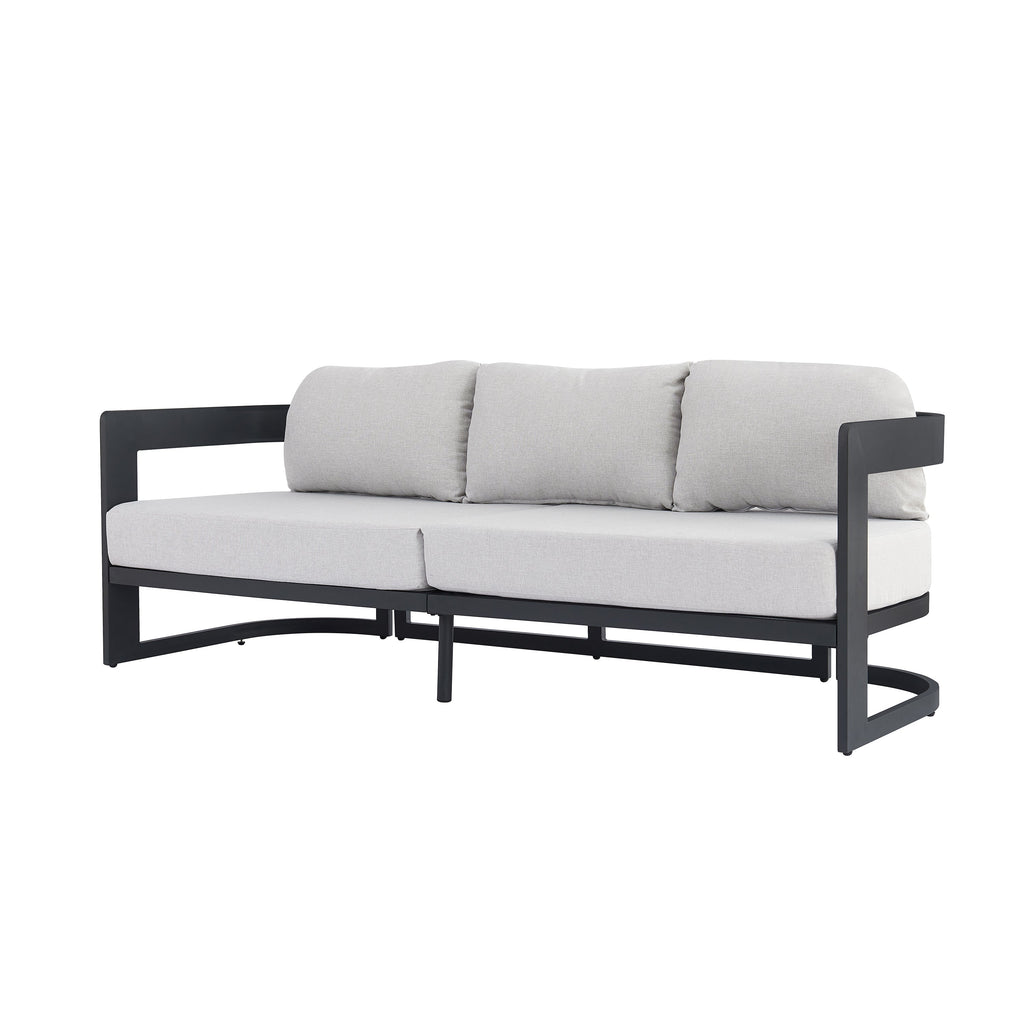Elko Outdoor Patio Aluminum 3 Seater Sofa