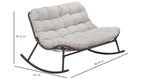 Maristella Outdoor Wicker Loveseat with Cushion