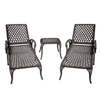 Aluminium Cast Lounge Chaise
