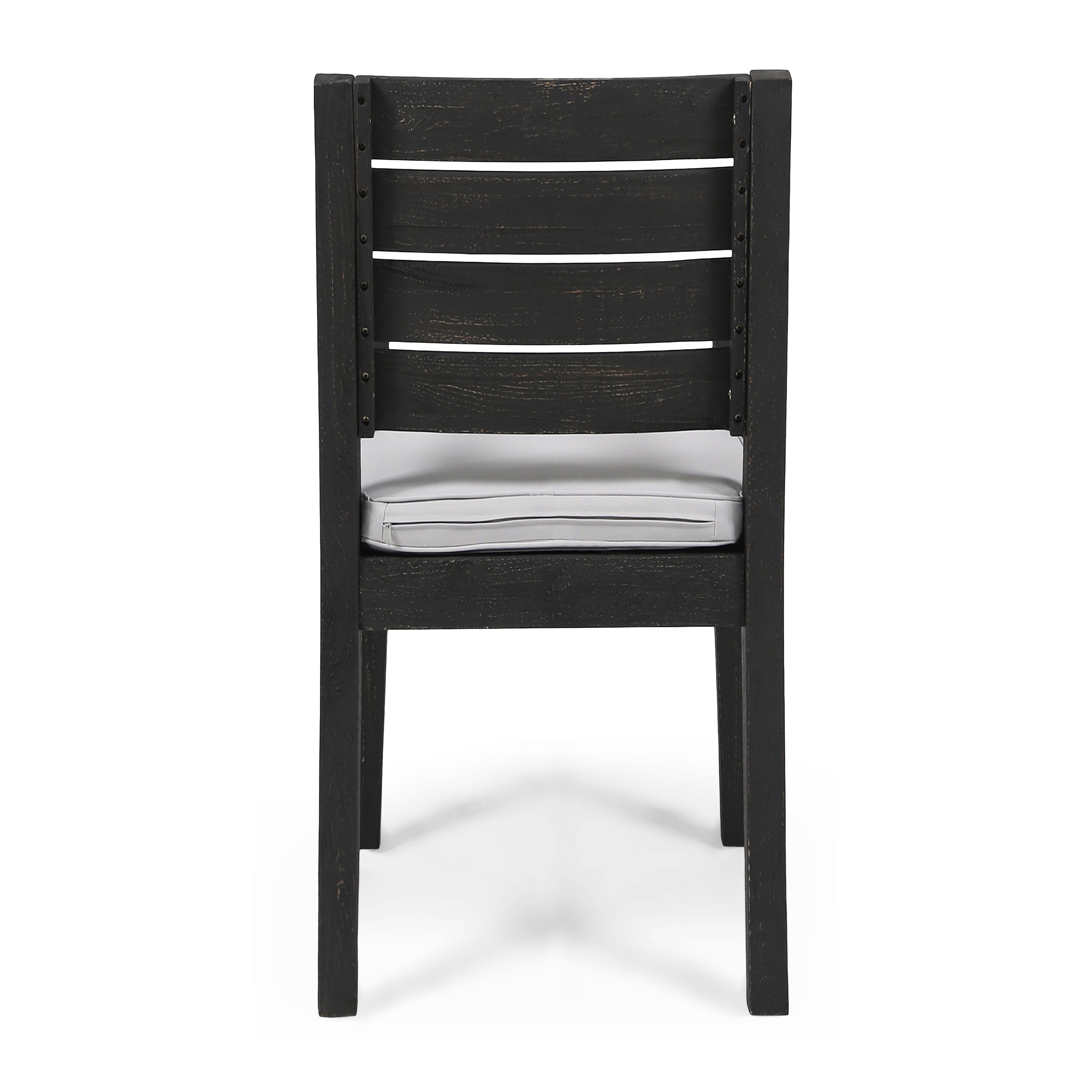6-Seat Acacia Wood Outdoor Dining Set