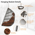 Folding Outdoor Egg Swing Chair