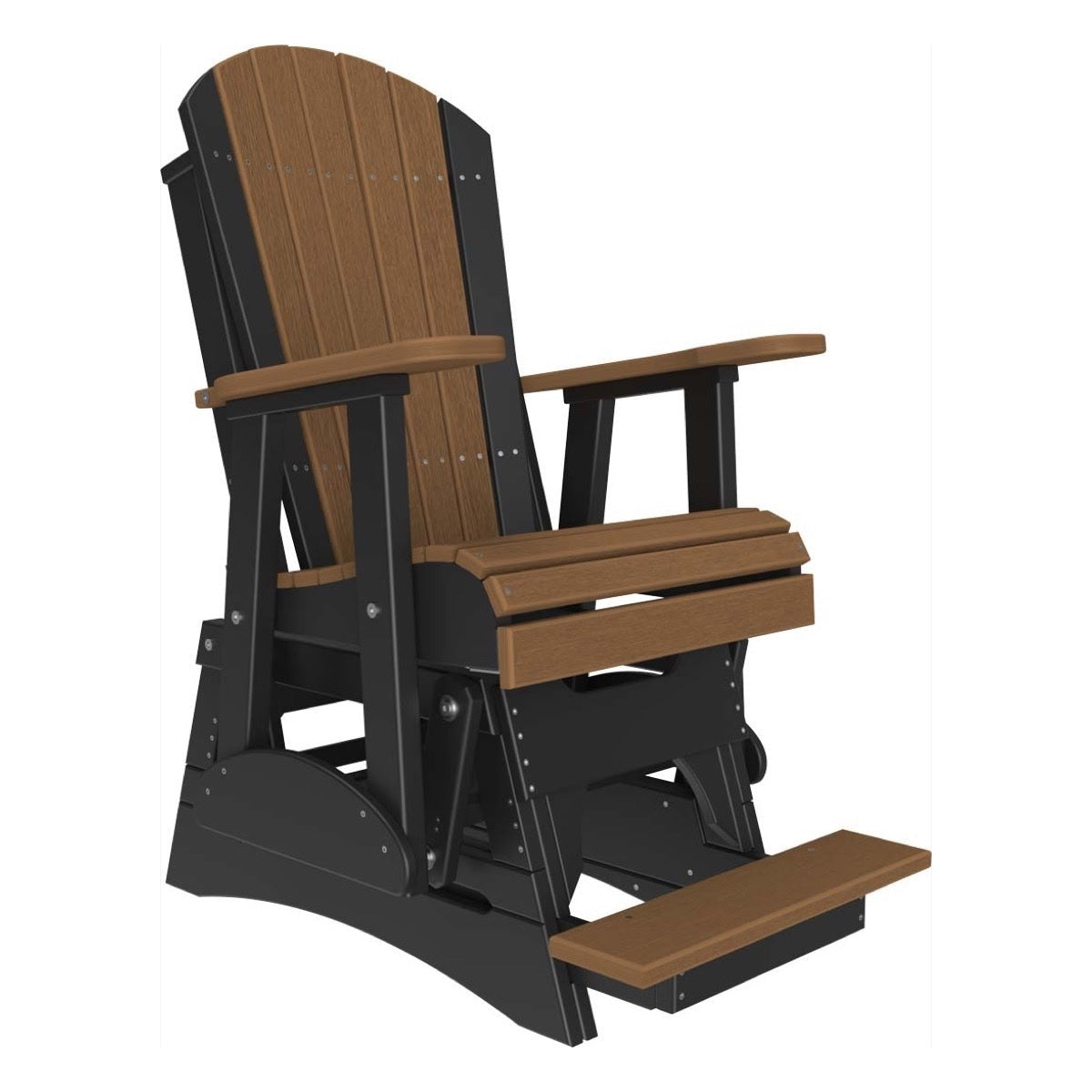 2' Adirondack Balcony Glider Chair from LuxCraft