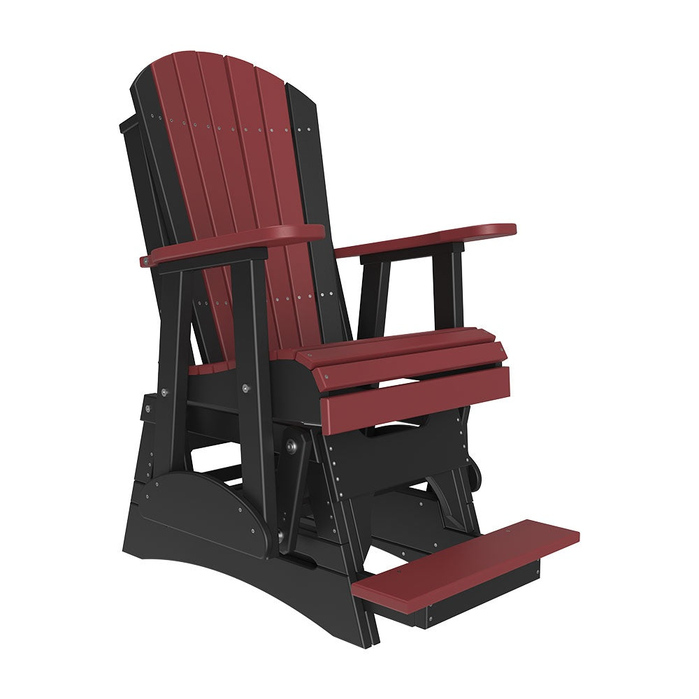 2' Adirondack Balcony Glider Chair from LuxCraft