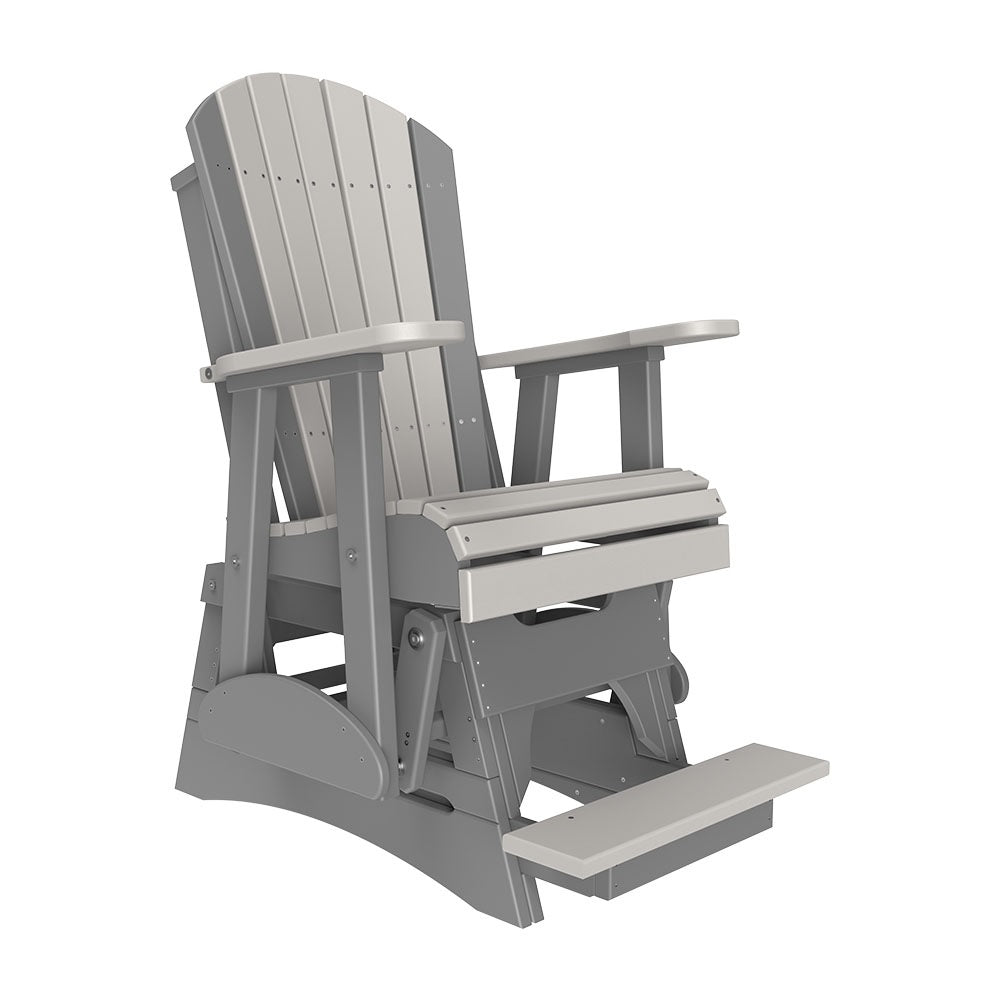 2' Adirondack Balcony Glider Chair from LuxCraft