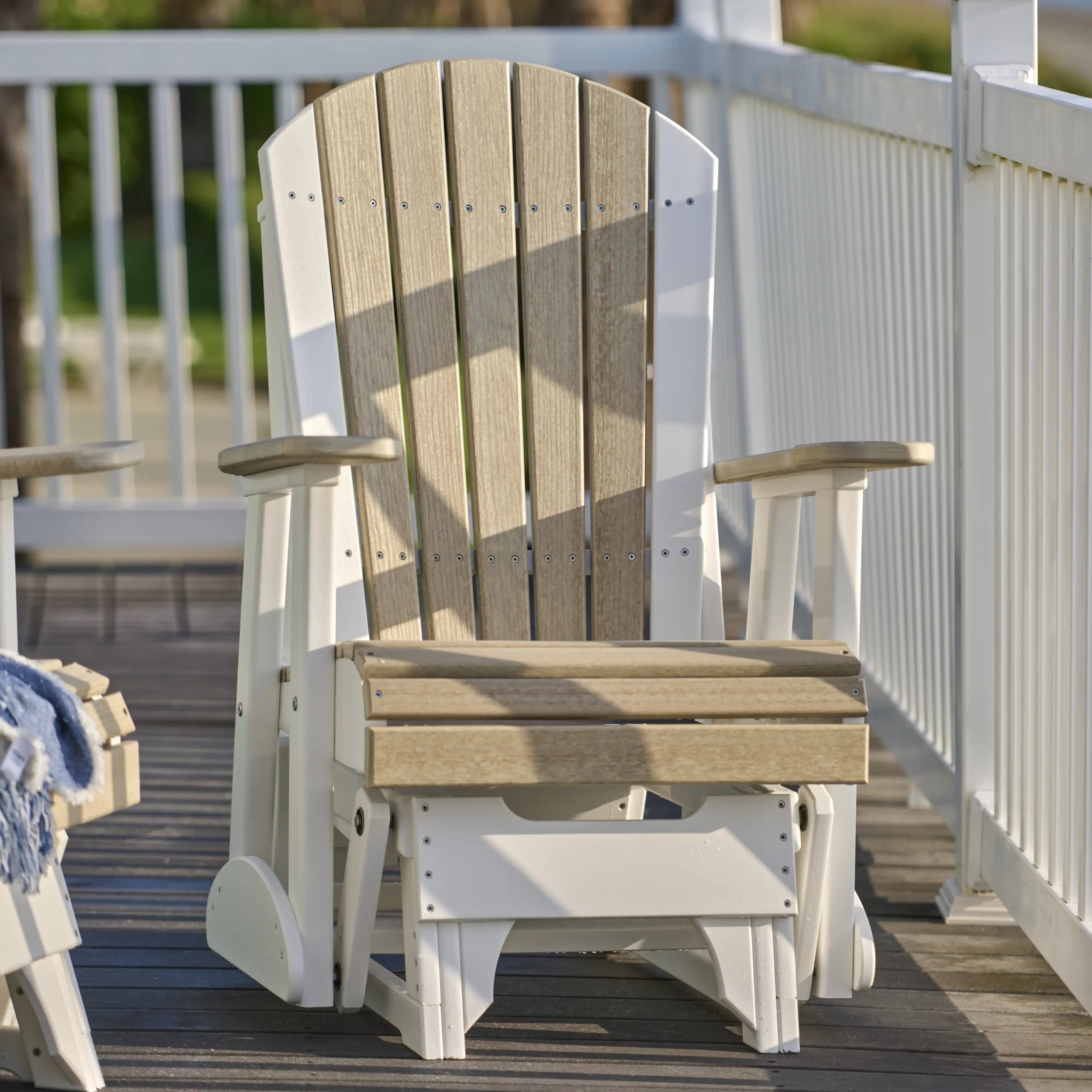 2' Adirondack Glider Chair from LuxCraft
