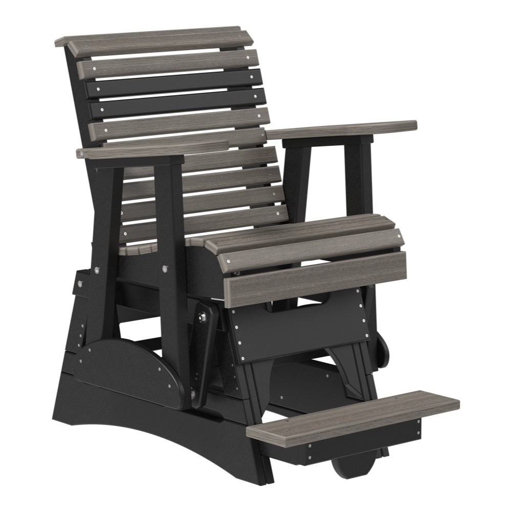 2' Plain Balcony Glider Chair from LuxCraft