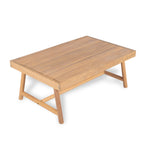 Indira Outdoor Acacia Wood Chat Set