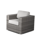 Modern All-Weather Wicker Outdoor Accent Chairs, 3-Piece Set