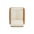 Ellsworth Outdoor Acacia Wood Club Chair