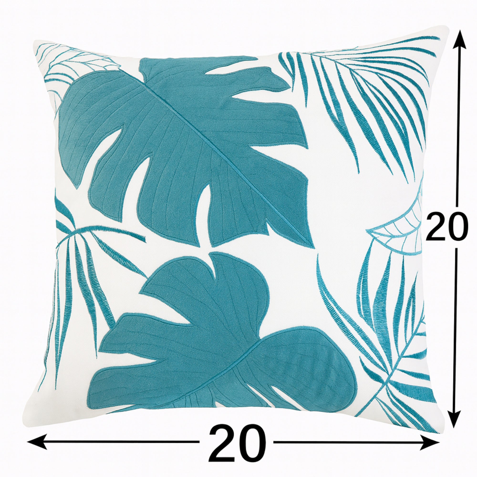Monstera 20x20 Outdoor Throw Pillow