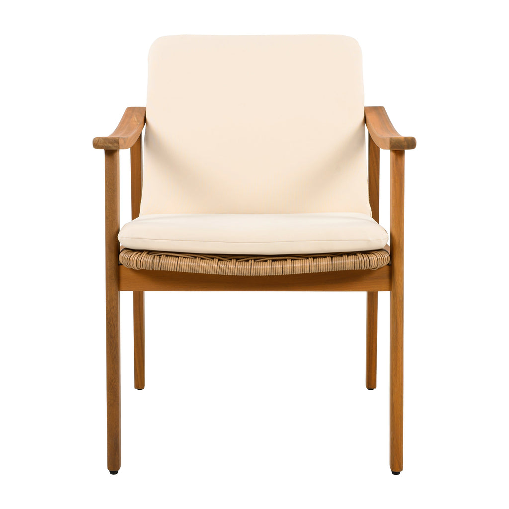 Avenue Acacia Wood Outdoor Dining Chairs, Set of 2