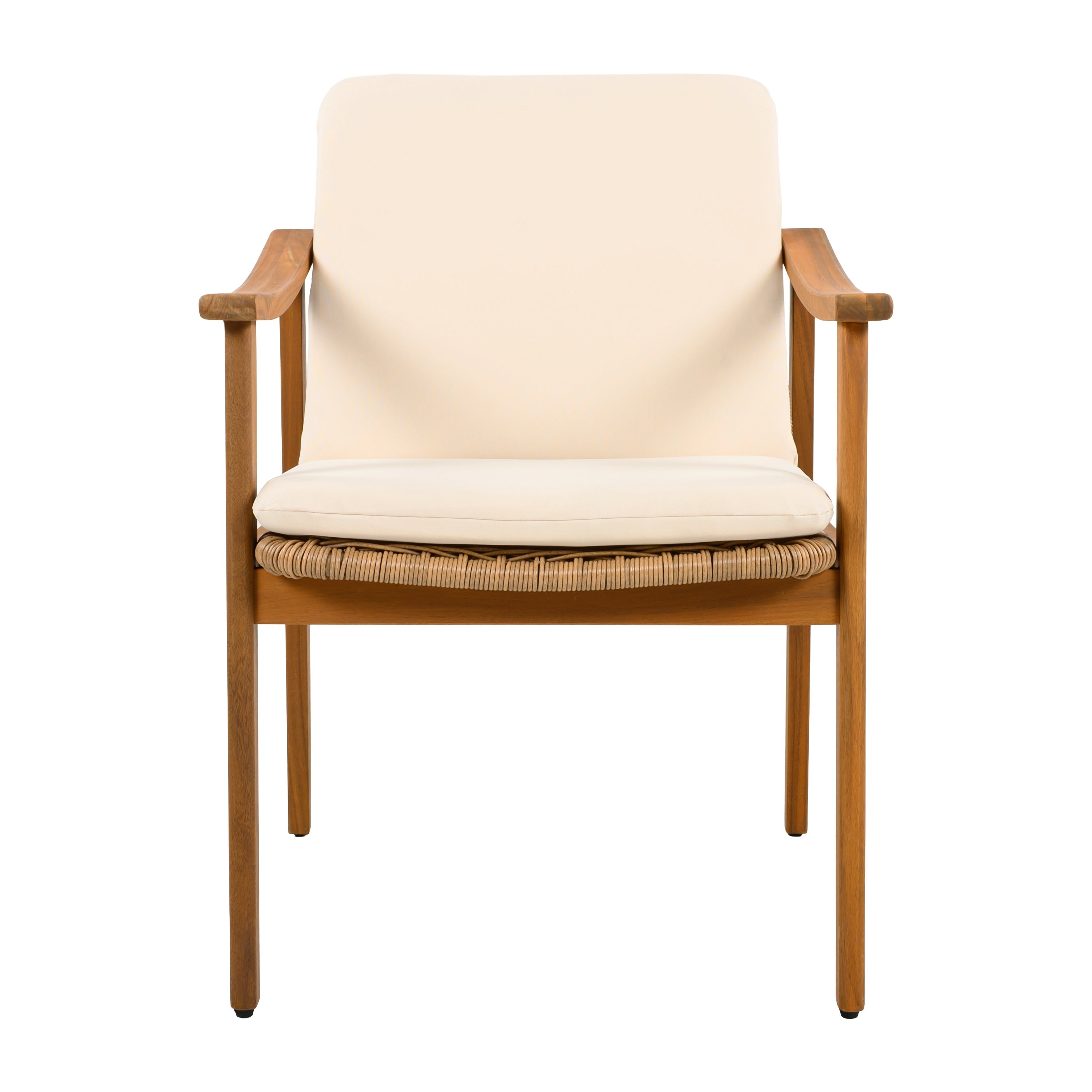Avenue Acacia Wood Outdoor Dining Chairs, Set of 2