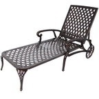 Aluminium Cast Lounge Chaise