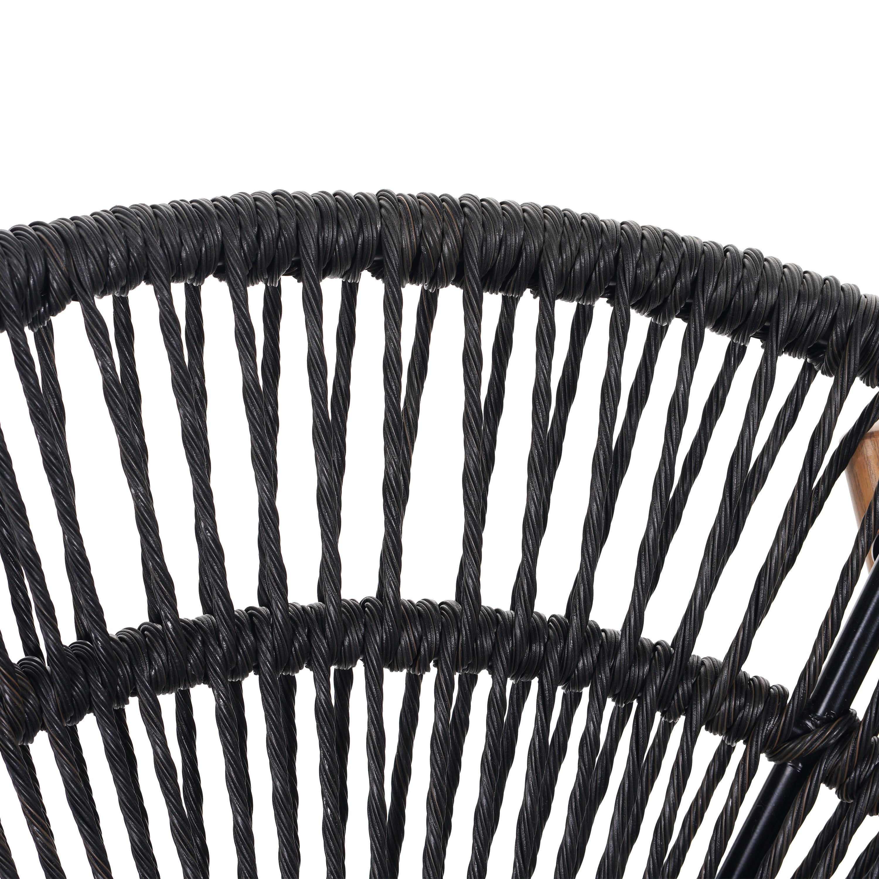 Cyril Outdoor Wicker Papasan Style Lounge Chair