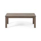 Brixton Outdoor Acacia Wood Loveseat and Coffee Table Set with Cushions