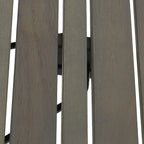 Kyoto Outdoor Foldable Side Table with Slat Design