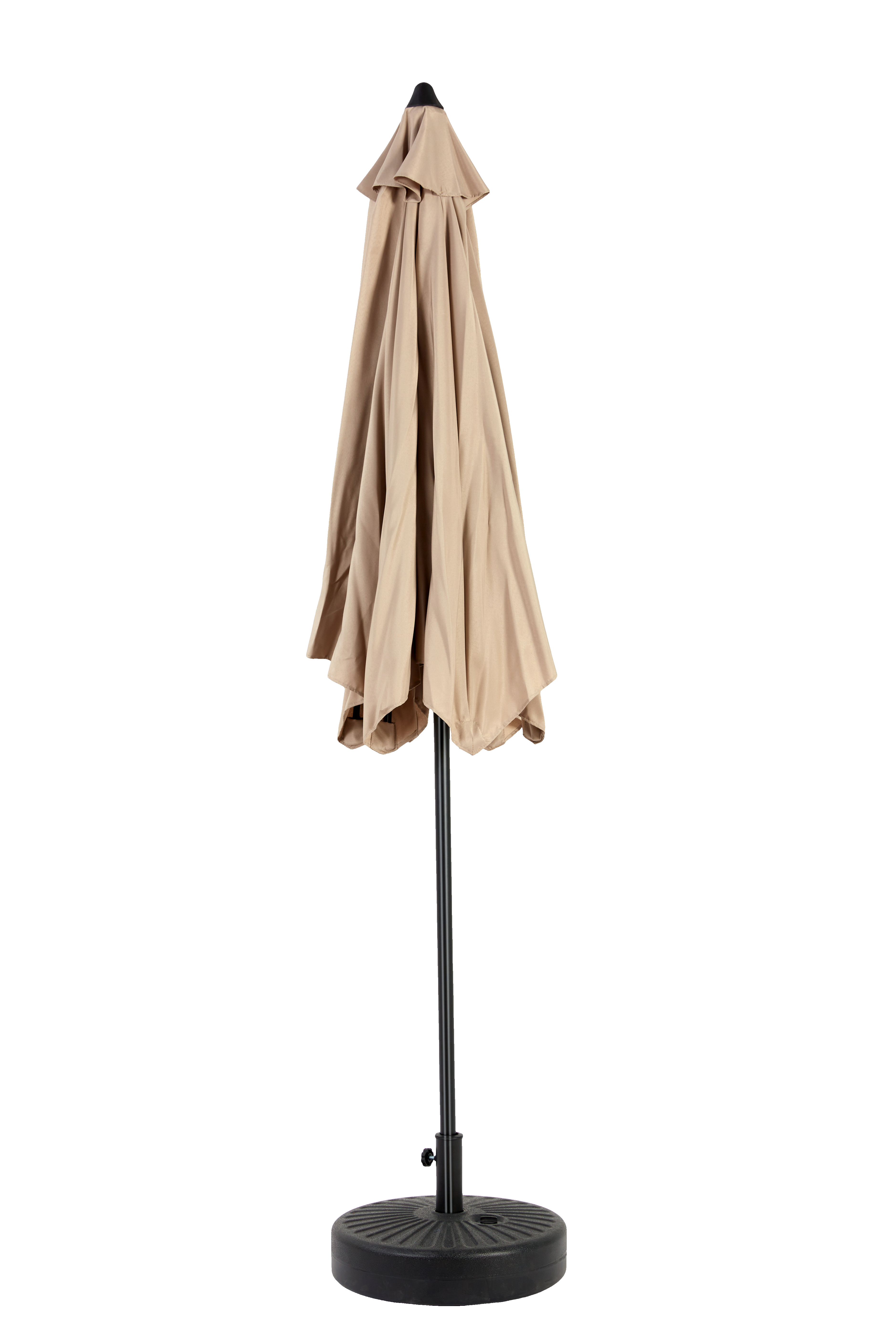9' Outdoor Patio Umbrella Outdoor Table Umbrella with Push Button Tilt and Crank, Base Not Included