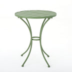 Colman 3-Piece Iron Bistro Set with Table and 2 Chairs