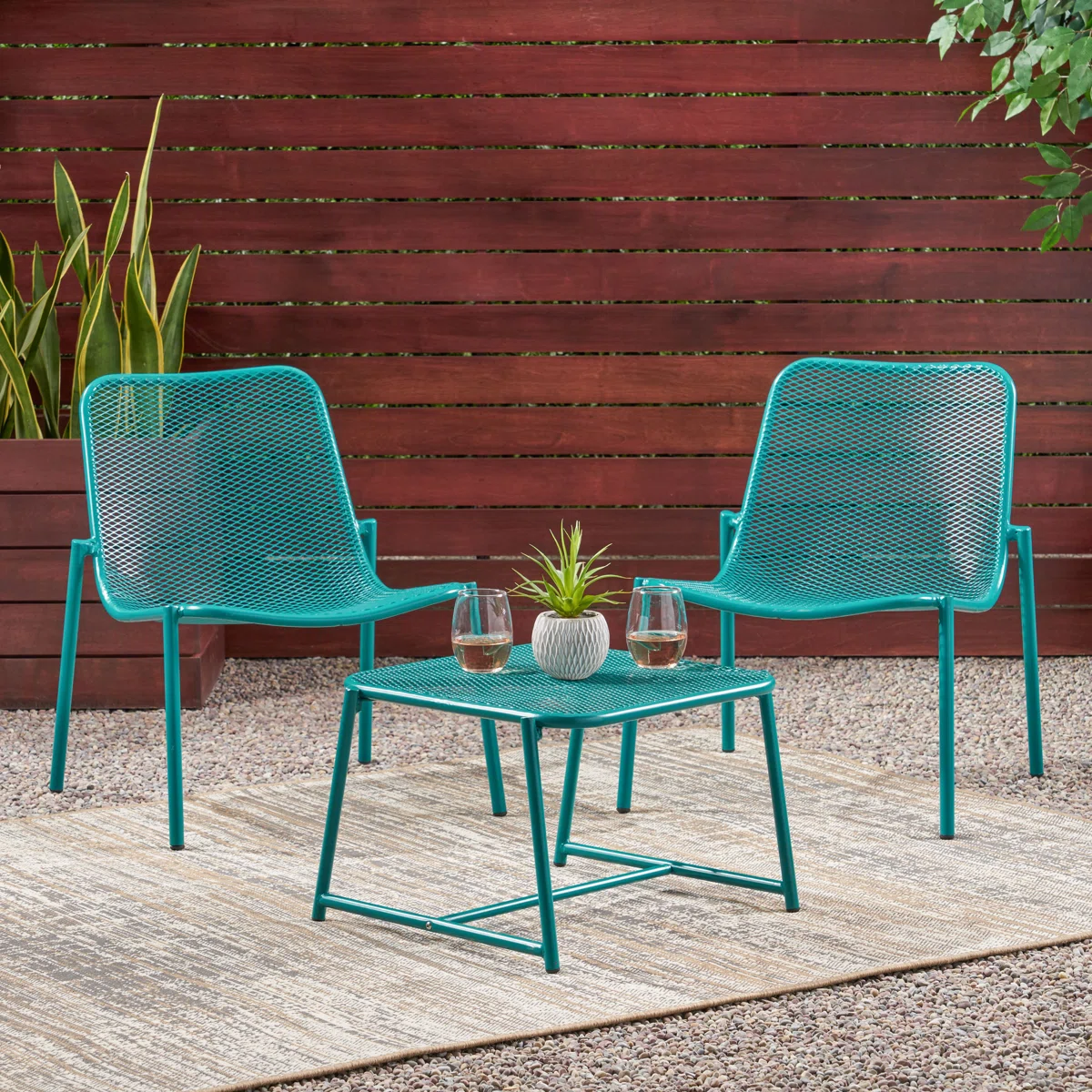 Kincaid Outdoor 3 Piece Chat Set