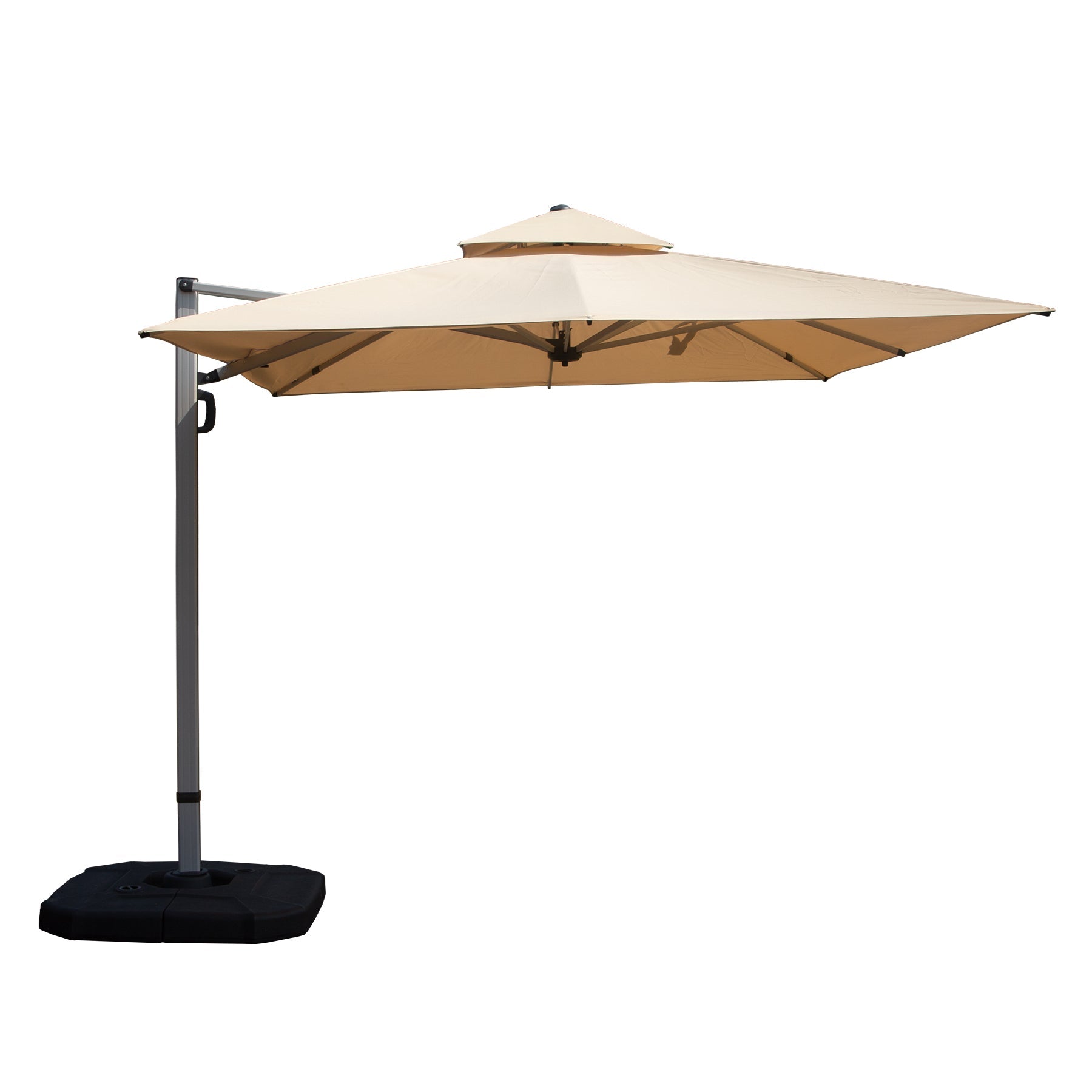9'x 11' Rectangle Cantilever Umbrella with Center Pole, Base Not Included