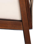 Calder Outdoor Lounge Chair with Woven Backrest