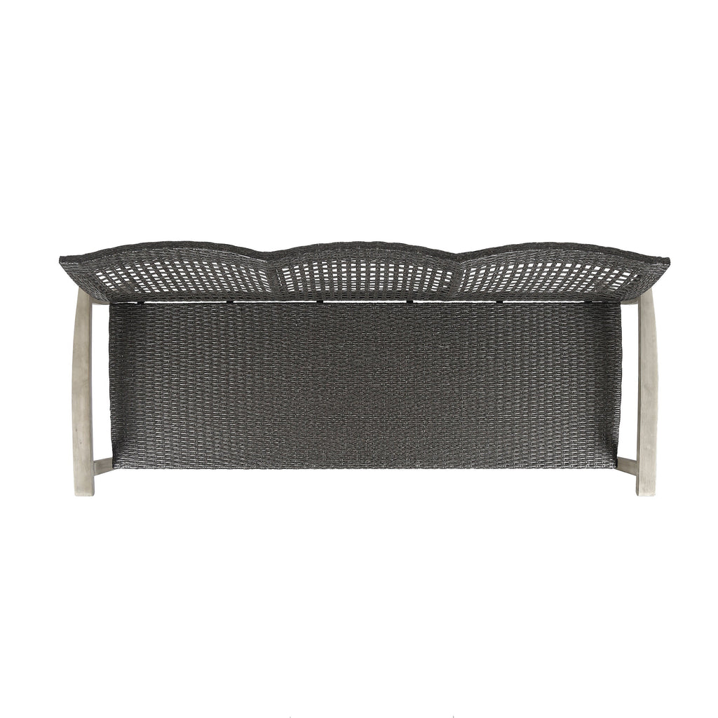 Hampton Outdoor Rattan 3 Seater Sofa