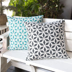 Crystal Burst Outdoor Pillow