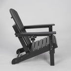Composite Folding Adirondack Chair with Dual Cup Holder