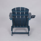 Composite Folding Adirondack Chair with Dual Cup Holder