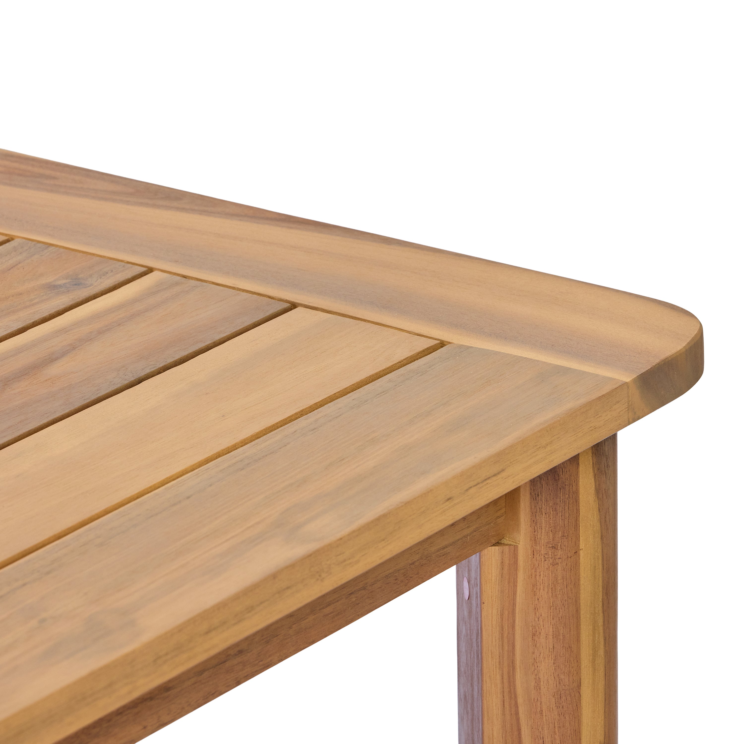 Miles Acacia Outdoor Dining Table, 68.9"