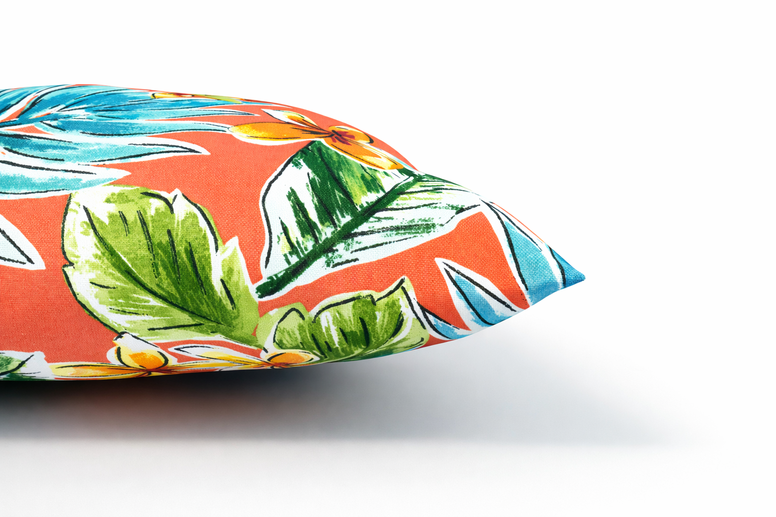 Bright Coral Pink 18x18 Waterproof & Fade-Resistant Outdoor Throw Pillows, Set of 2