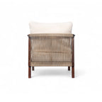 Calder Outdoor Lounge Chair with Woven Backrest