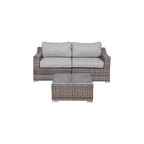 Laguna Sol Fully Assembled 2-Person Wicker Seating Set with Cushions