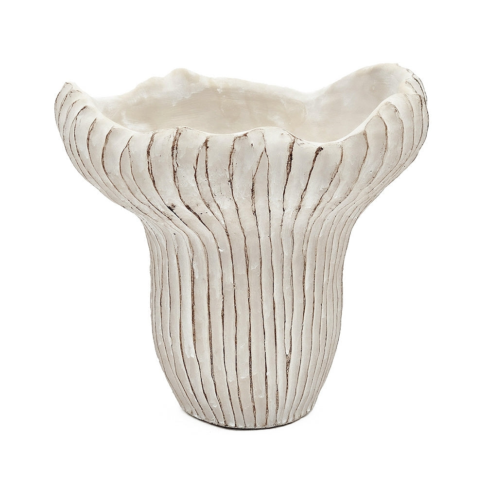 Coral Planter with Textured Finish