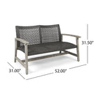 Hampton Outdoor Rattan Loveseat