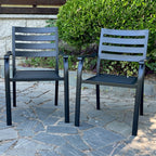 Vireo lron Terrace Dining Chairs, Set of 2