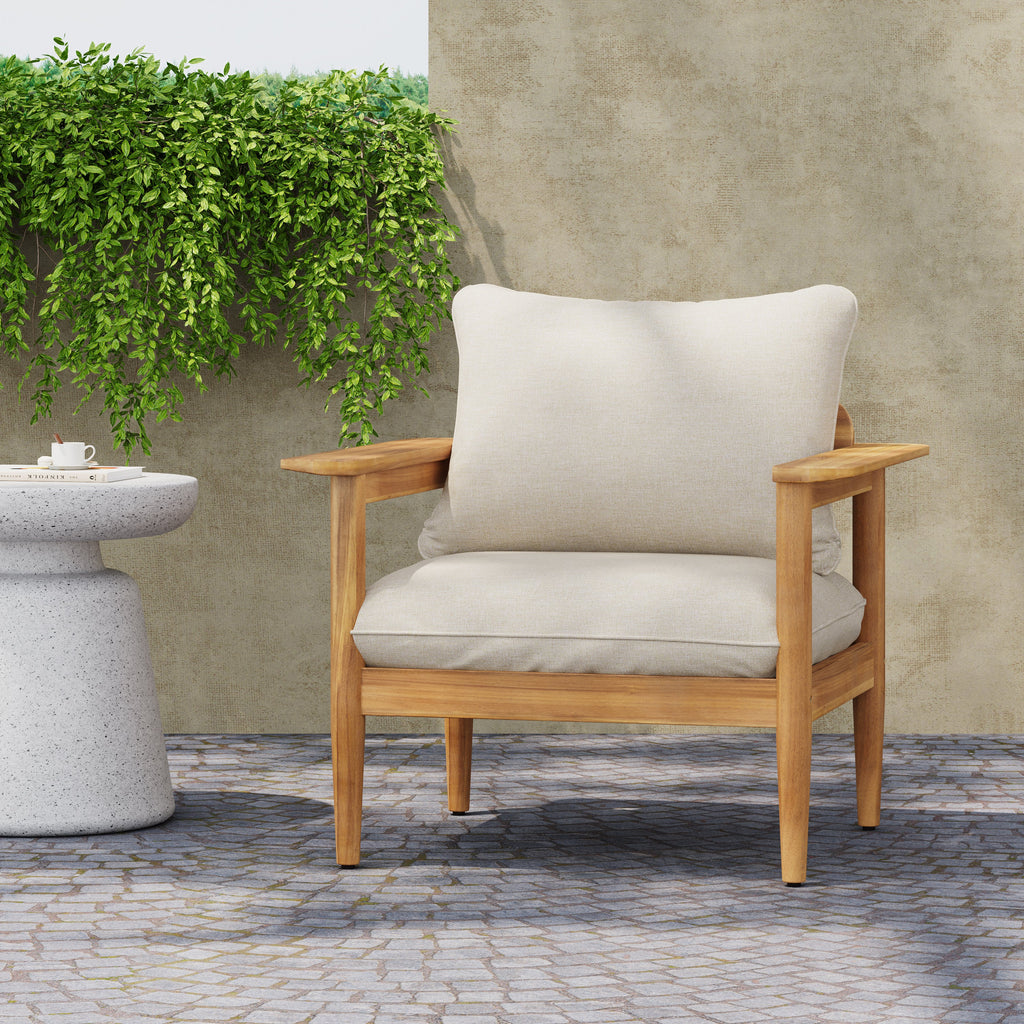 Terassi Outdoor Acacia Wood Lounge Chair