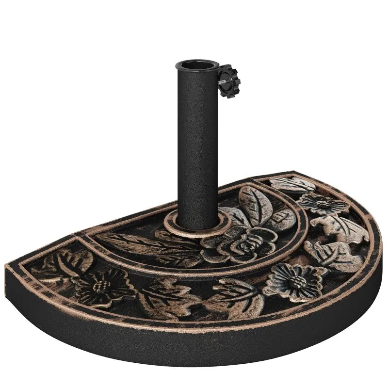 Half Round Outdoor Decorative Umbrella Base
