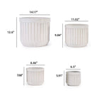 Nilo Handmade Ceramic Planter, Set of 4