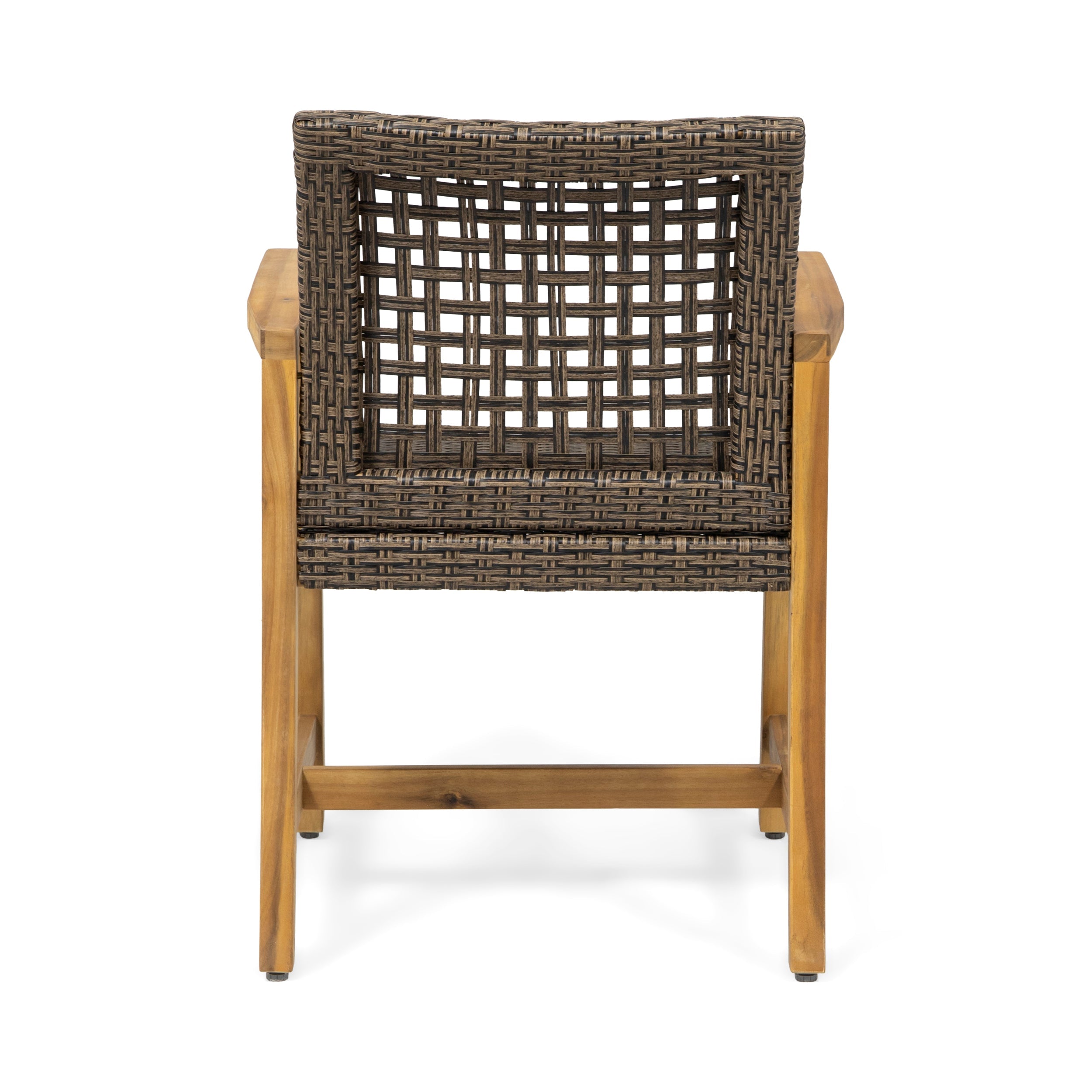 Hampton Outdoor Rattan Dining Chairs, Set of 2