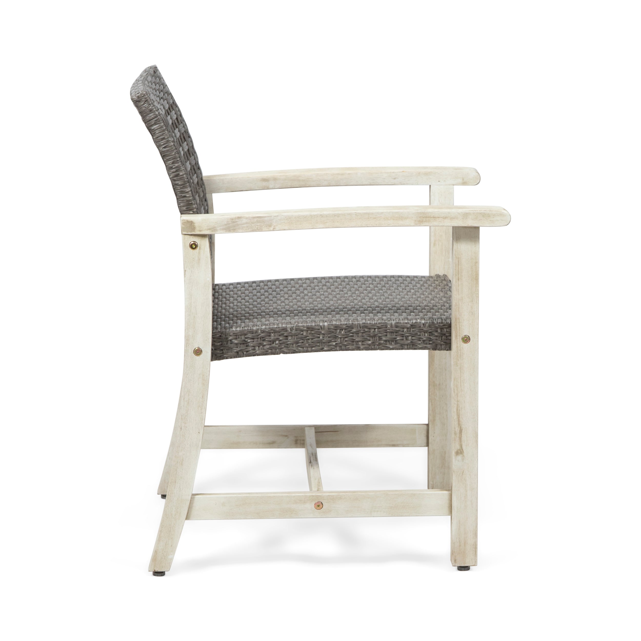 Hampton Outdoor Rattan Dining Chairs, Set of 2