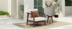 Calder Outdoor Lounge Chair with Woven Backrest