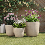 Lightweight Matte Textured Outdoor Planter