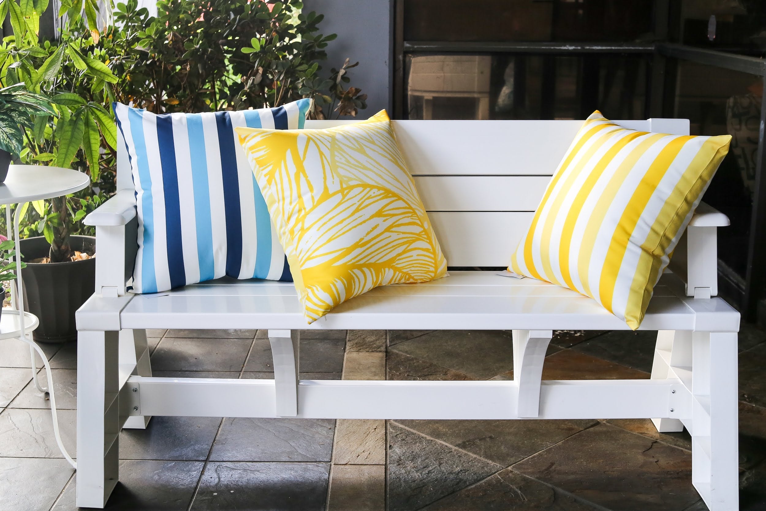 Leaf Vein Outdoor Pillow